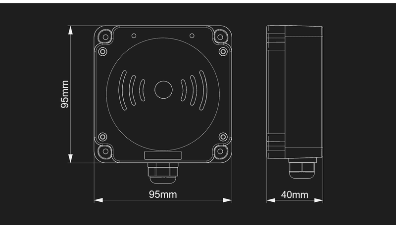 ภาพที่ 13: ภาพรวมผลิตภัณฑ์หลายชิ้นของเครื่องอ่าน UHF RFID อุตสาหกรรมสำหรับระบบอัตโนมัติ JT-7100 DC RJ45 โดยเน้นสีเขียว และพอร์ตและการเชื่อมต่อข้อมูล สำหรับงานอุตสาหกรรมและสายการผลิต.