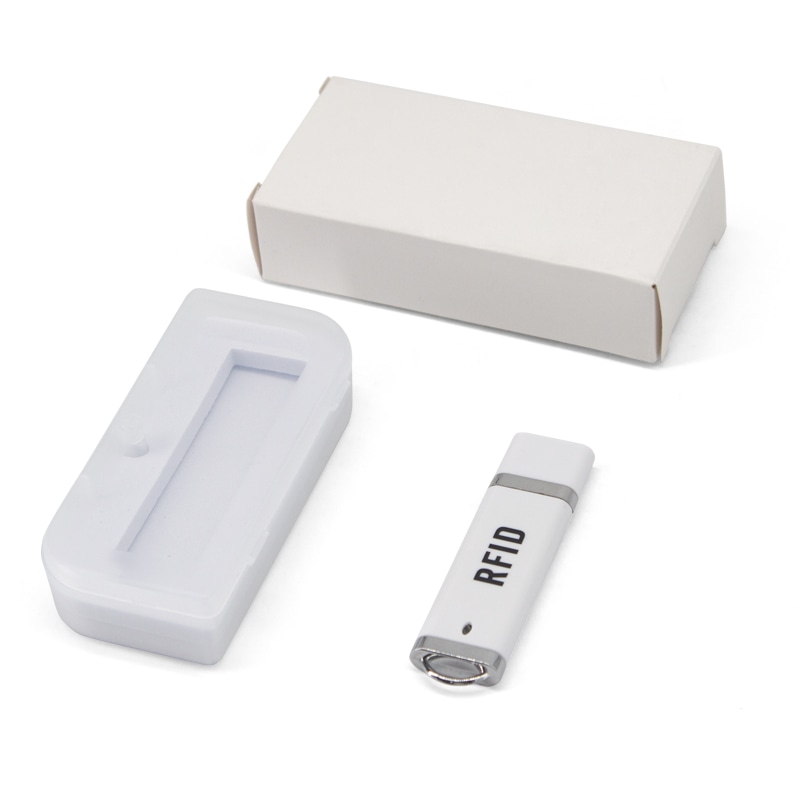 ผู้ผลิตเครื่องอ่านไร้สัมผัส 13.56MHz 125KHz RFID แสดงแผงปุ่มกดด้านหน้าสำหรับผู้ซื้อที่กำลังเปรียบเทียบโซลูชันเครื่องอ่าน 13.56MHz HF RFID 125KHz LF.