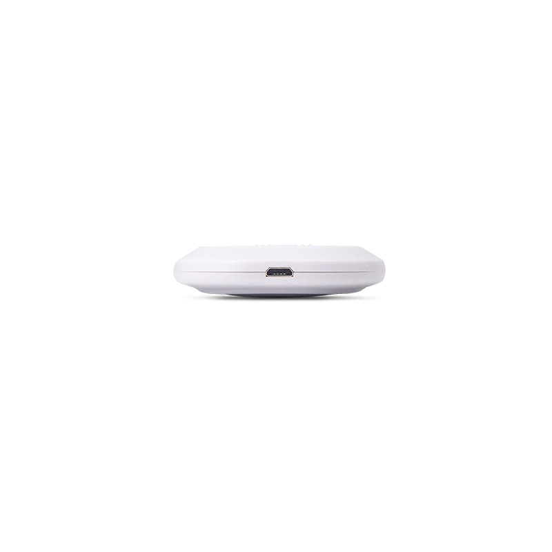 ภาพที่ 7: ภาพระยะใกล้ของเครื่องอ่าน RFID สัตว์พกพาพร้อมส่งข้อมูล USB W90A โดยเน้นโครงสร้างเสาอากาศและชิปภายใน.