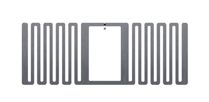 ม้วนฉลาก RFID UHF พิมพ์รหัสด้วยเครื่องพิมพ์อิงก์เจ็ตสำหรับการติดตามสต็อก แสดงโดยเน้นที่ด้านหลังกาวสำหรับโครงการฉลาก RFID UHF