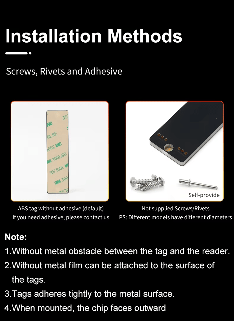 แท็ก RFID แบบ สำหรับติดบนโลหะ บนแผง PCB ระยะอ่านไกลสำหรับทรัพย์สิน แสดงโดยเน้นขอบมันวาวสำหรับโครงการแท็ก RFID แบบ สำหรับติดบนโลหะ บนแผง PCB