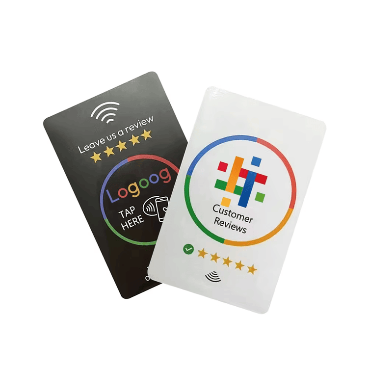 โมเดลการโต้ตอบแบบดิจิทัลสำหรับแท่นวาง NFC สำหรับแสดงความคิดเห็น อธิบายว่าการแตะสมาร์ทโฟนนำไปสู่หน้ารีวิวทันทีได้อย่างไร