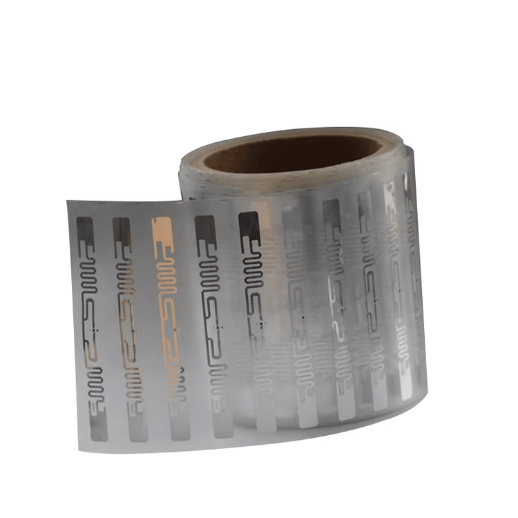 ฉลาก UHF RFID ปลอดภัยสำหรับตรวจสอบความแท้ของสินค้า แสดงการพิมพ์บาร์โค้ดอย่างชัดเจนสำหรับการใช้งานด้านฉลาก UHF RFID.