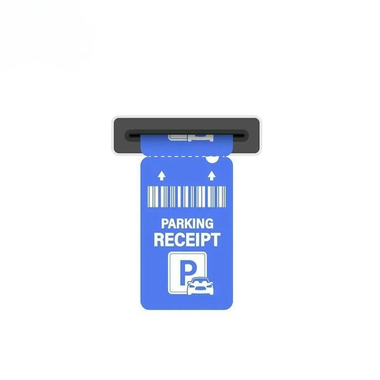 กราฟิกตั๋วสไตล์ใบเสร็จ RFID แสดงการใช้งานการสแกนแบบสอดสำหรับการเข้าถึงที่ควบคุมซึ่งต้องการการตรวจสอบระยะสั้น