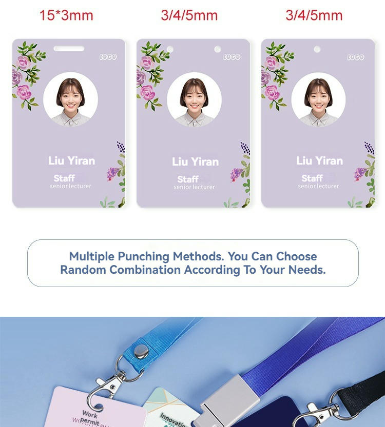 ภาพสินค้าป้ายชื่อ ID และบัตรเข้าใช้งาน PVC สำหรับงานความปลอดภัยแบบกำหนดเอง แสดงการสั่งซื้อจำนวนมากในหมวดหมู่บัตรพลาสติก