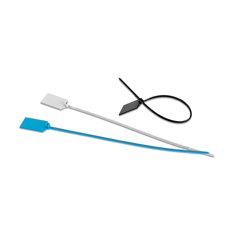 ภาพที่ 5: ภาพด้านข้างของแท็กเคเบิลไทร์ RFID สำหรับสาย ท่อ และทรัพย์สิน Z32827-1 โดยเน้นพอร์ตและการเชื่อมต่อข้อมูล.