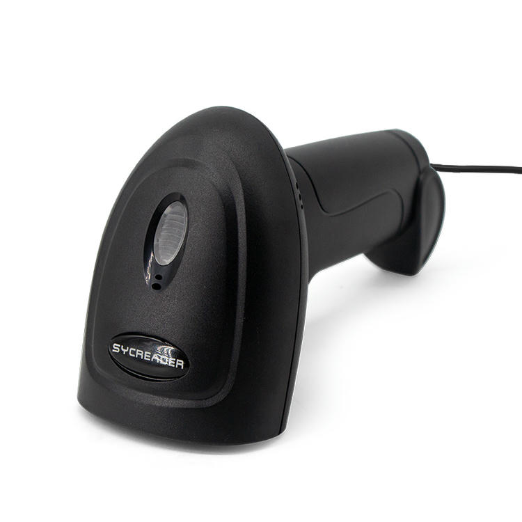 ภาพ Handheld Barcode Scanners สำหรับ Mobile POS ที่แสดงโดยเน้นมุมมองรายละเอียดสำหรับโครงการ 2D Barcode Scanners
