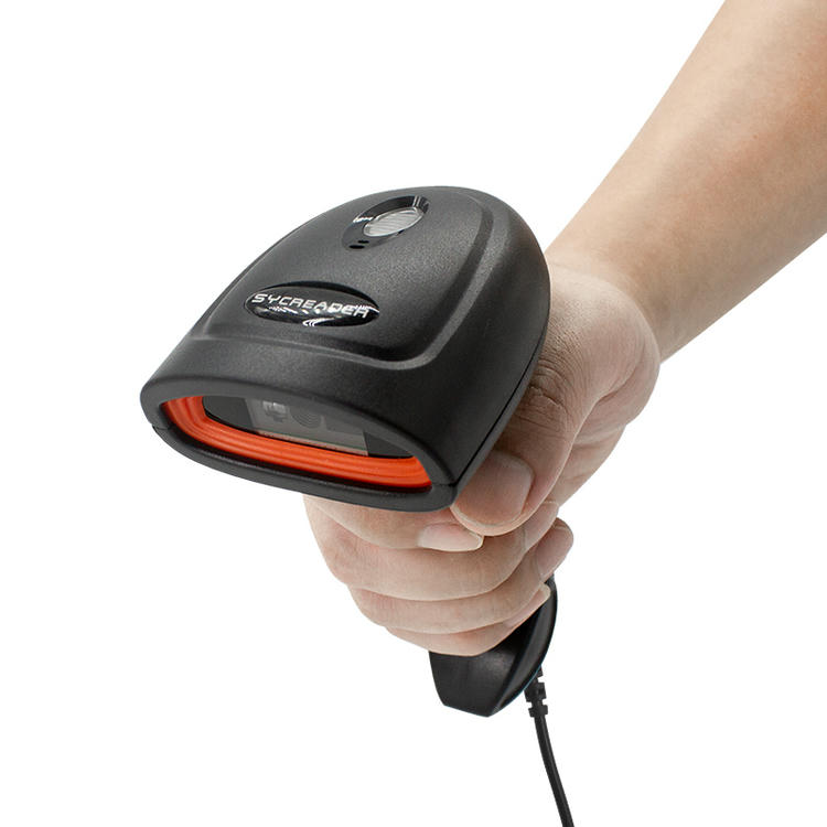 ภาพ Handheld Barcode Scanners สำหรับ Mobile POS ที่แสดงมุมมองด้านหน้าสำหรับผู้ซื้อที่เปรียบเทียบโซลูชัน 2D Barcode Scanners