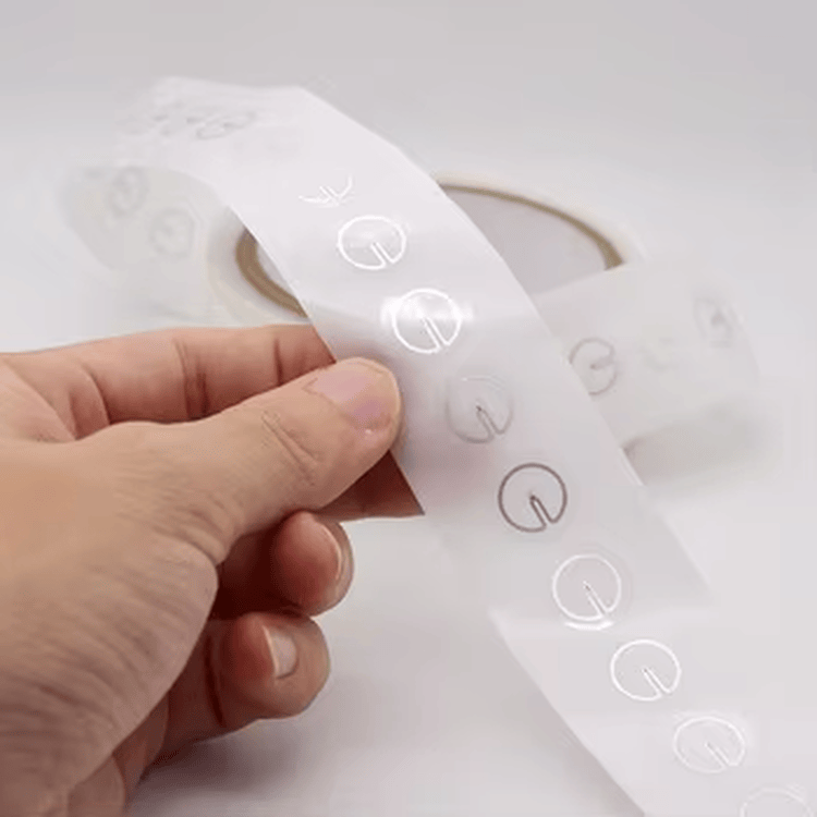 ภาพสินค้า UHF RFID ค้าปลีก ฉลาก สำหรับการติดตามสต็อกอย่างรวดเร็ว แสดงการพิมพ์บาร์โค้ดในหมวดหมู่ UHF RFID ฉลาก