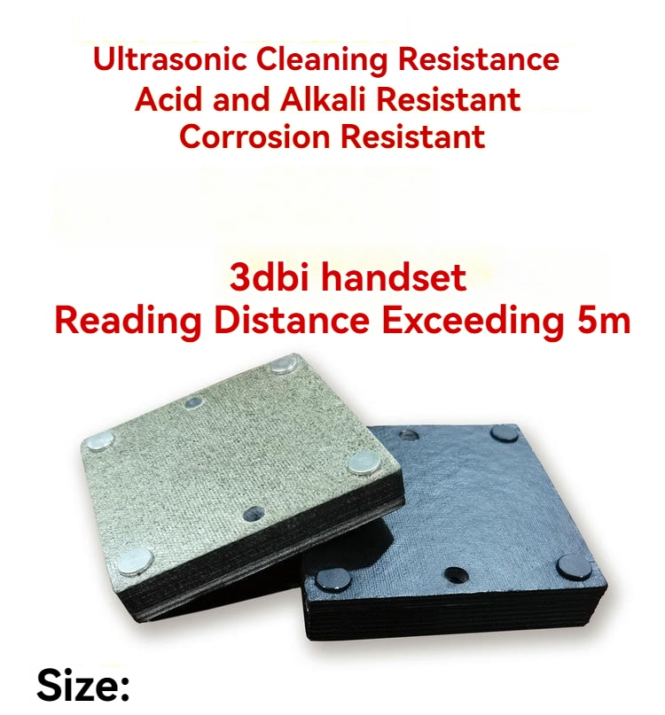 แท็ก RFID ทนอุณหภูมิสูงสำหรับงานการผลิตที่แสดงให้เห็นด้านหลังแบบกาว สำหรับผู้ซื้อที่เปรียบเทียบโซลูชันแท็ก RFID ทนอุณหภูมิสูง