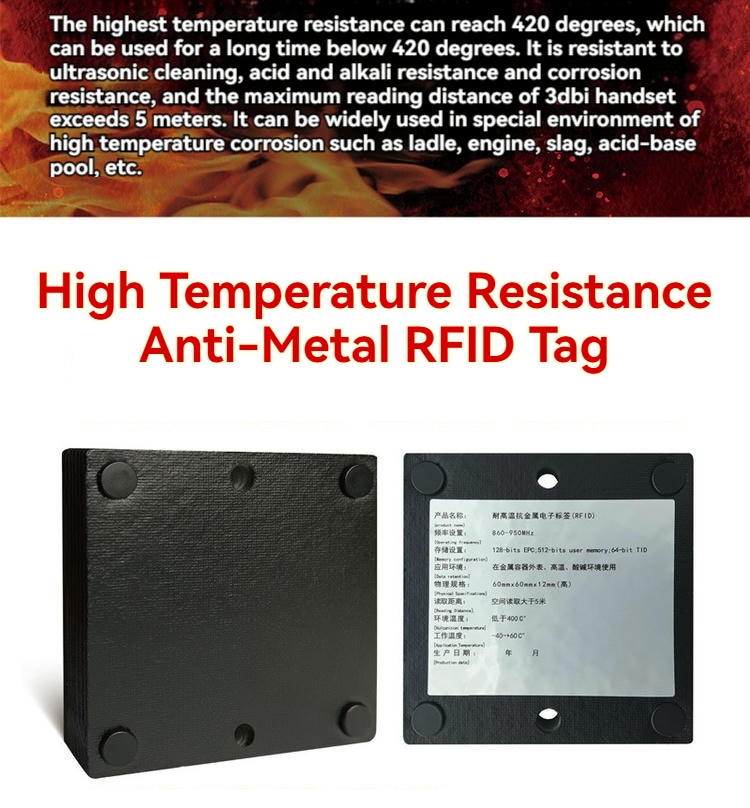 ภาพสินค้าแท็ก RFID ทนอุณหภูมิสูงสำหรับการผลิต แสดงเลย์เอาต์เสาอากาศในหมวดหมู่แท็ก RFID ทนอุณหภูมิสูง