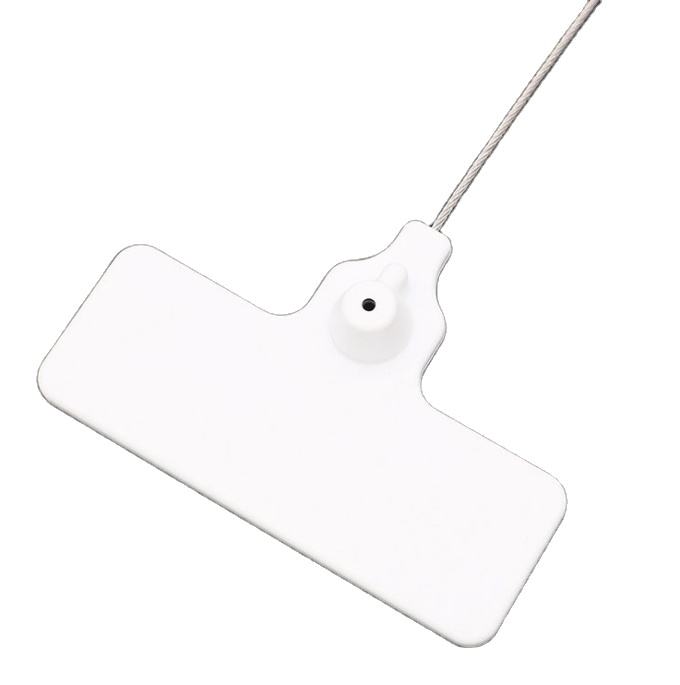 2) ภาพนี้แสดงซีล RFID เกรดงานทะเลทนกัดกร่อนสำหรับท่าเรือ SS7828-1 โดยเน้นสีขาว เหล็กกล้า และคุณสมบัติด้านความปลอดภัยและป้องกันการแกะย้าย สำหรับการติดตามสาย ระบบท่อ และงานสาธารณูปโภค.