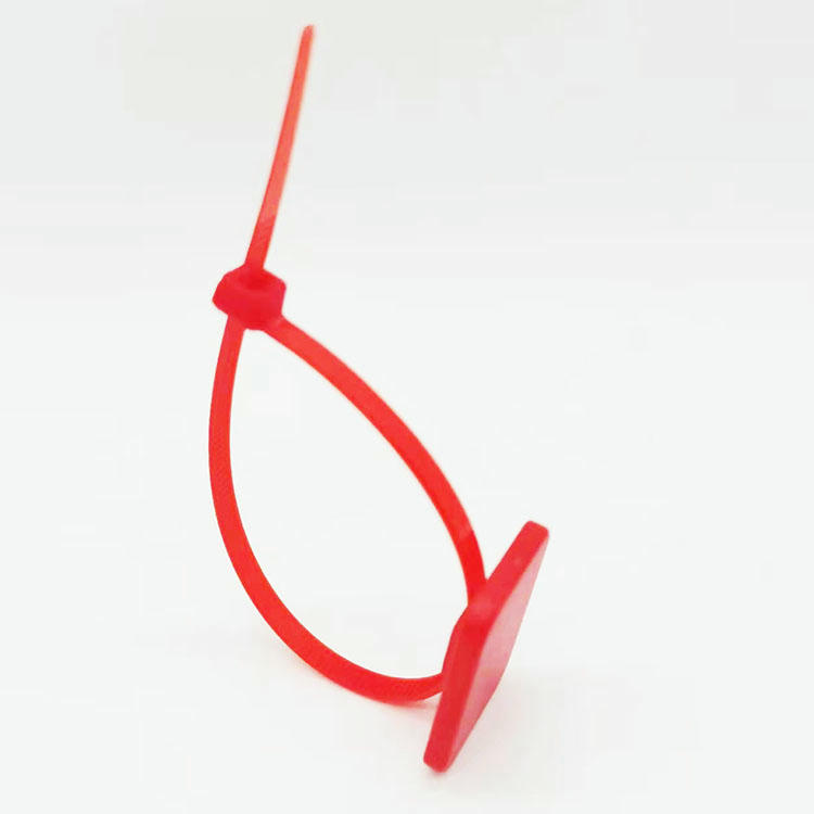 RFID Zip Tie แท็ก สำหรับการทำเครื่องหมายภาคสนามในงานสาธารณูปโภคและโทรคมนาคม แสดงร่วมกับการพิมพ์บาร์โค้ดสำหรับผู้ซื้อที่เปรียบเทียบโซลูชัน RFID Cable Tie แท็ก