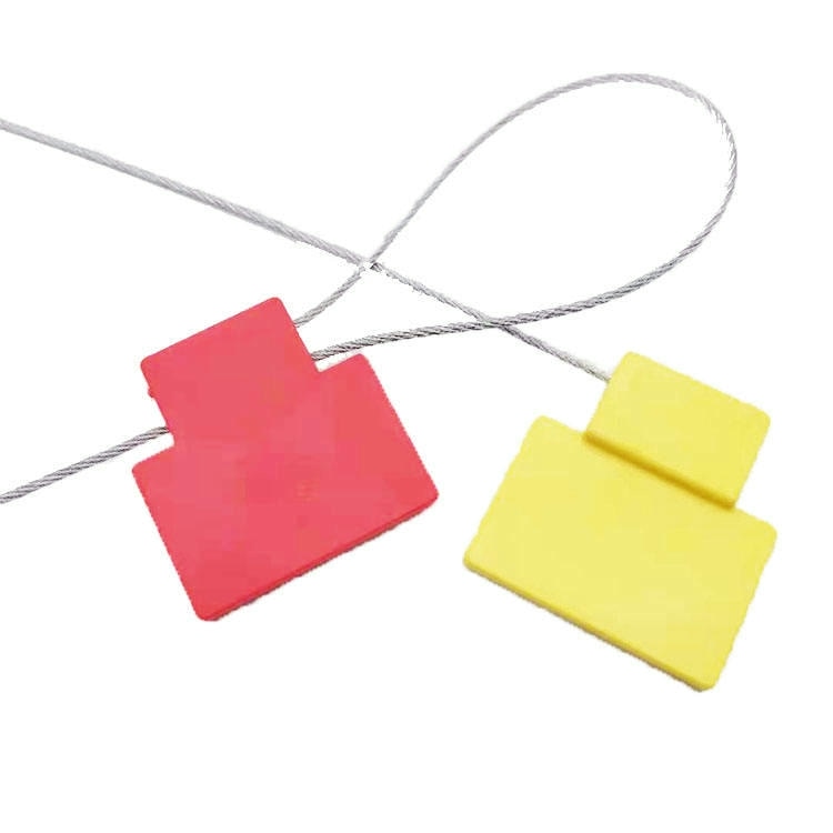2) ภาพนี้แสดงซีลความปลอดภัย RFID สำหรับติดตามสินค้าและตู้ขนส่ง SS4544-1 โดยเน้นสีขาว สีแดง สีเหลือง โลหะ และคุณสมบัติด้านความปลอดภัยและป้องกันการแกะย้าย โดยจัดเรียงให้เปรียบเทียบรายละเอียดได้ชัดเจน.