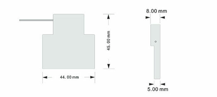 4) ภาพนี้แสดงซีลความปลอดภัย RFID สำหรับติดตามสินค้าและตู้ขนส่ง SS4544-1 โดยเน้นสัดส่วนและขนาดของผลิตภัณฑ์ และคุณสมบัติด้านความปลอดภัยและป้องกันการแกะย้าย.