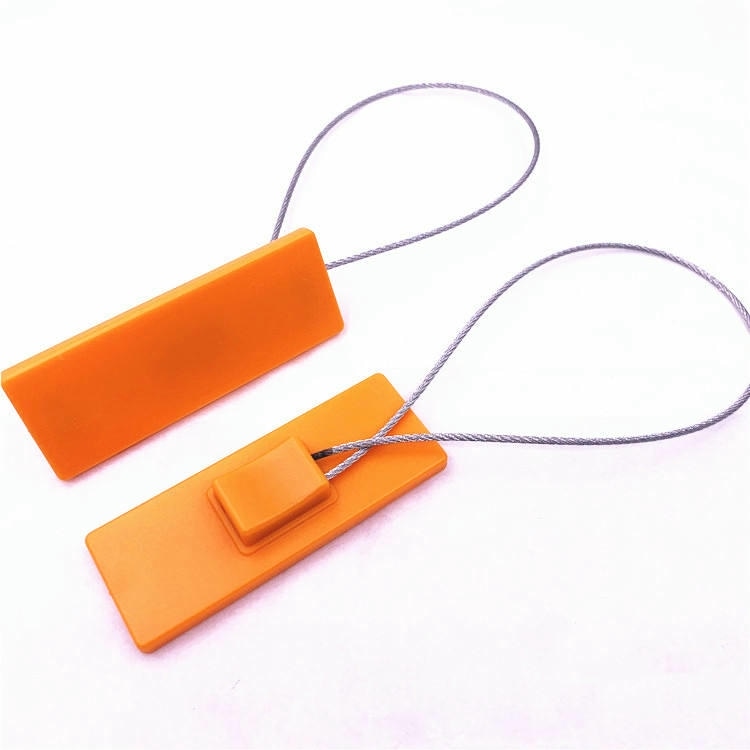 2) ภาพนี้แสดงซีล RFID ลวดเหล็กสำหรับรถบรรทุกและสินค้า SS8030-1 โดยเน้นสองชิ้น สีส้ม เหล็กกล้า กลไกปรับขนาดและล็อกอย่างมั่นคง และคุณสมบัติด้านความปลอดภัยและป้องกันการแกะย้าย โดยจัดเรียงให้เปรียบเทียบรายละเอียดได้ชัดเจน สำหรับการติดตามสาย ระบบท่อ และงานสาธารณูปโภค.