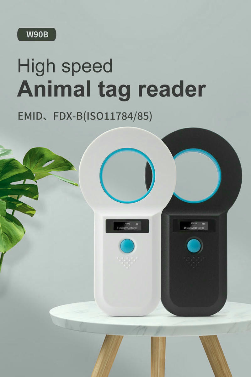 เครื่องอ่าน W90B รองรับทั้งรูปแบบ EMID และ FDX-B เพื่อให้เข้ากันได้กว้างขวางกับไมโครชิปสัตว์ชนิดต่างๆ