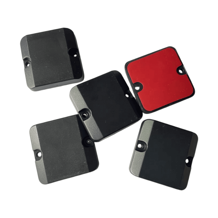 แท็ก RFID แบบ สำหรับติดบนโลหะ ABS ขนาดกะทัดรัดสำหรับทรัพย์สินในอุตสาหกรรมที่แสดงให้เห็นด้านหลังแบบมีกาว สำหรับผู้ซื้อที่เปรียบเทียบโซลูชันแท็ก RFID แบบ สำหรับติดบนโลหะ ABS
