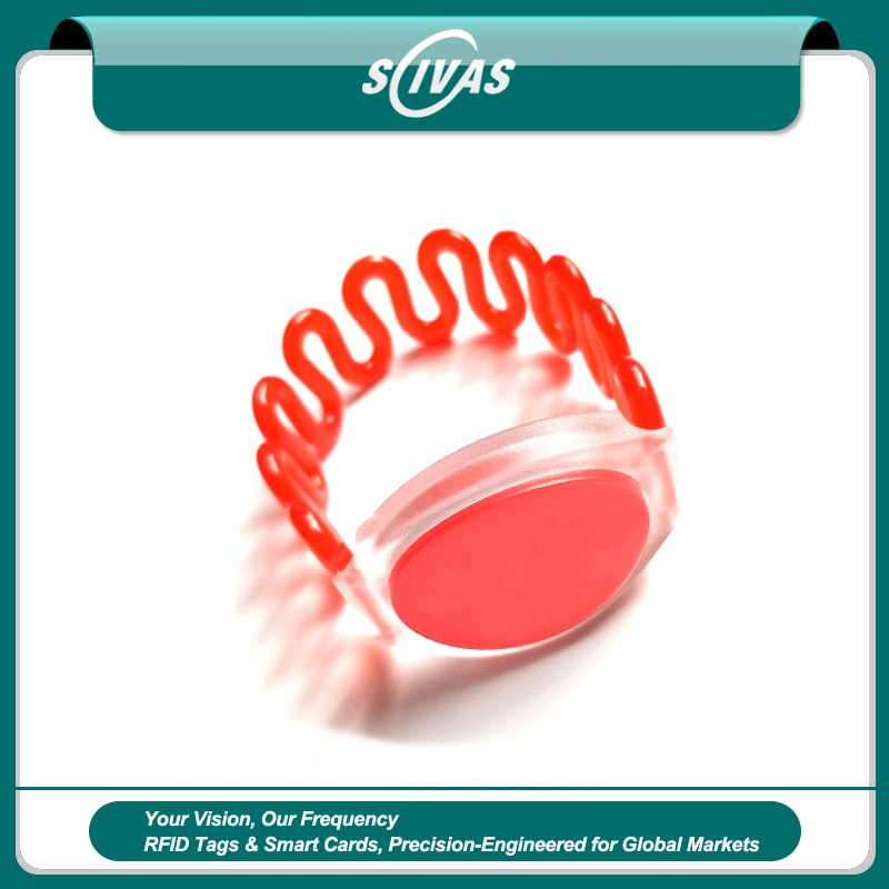 สายรัดข้อมือ RFID พลาสติกสั่งทำสำหรับอีเวนต์