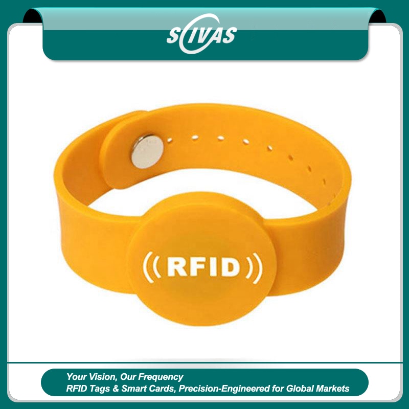 สายรัดข้อมือซิลิโคน RFID OEM สำหรับงานอีเวนต์