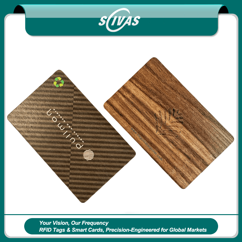 ภาพที่ 1: ภาพนี้แสดงบัตรไม้บีช RFID สำหรับของขวัญและโรงแรม โดยเน้นไม้ธรรมชาติ โครงสร้างแข็งแรงทนทาน และงานพิมพ์ที่ปรับแต่งได้ สำหรับการมีส่วนร่วมของลูกค้าและการจัดการชื่อเสียงธุรกิจ.