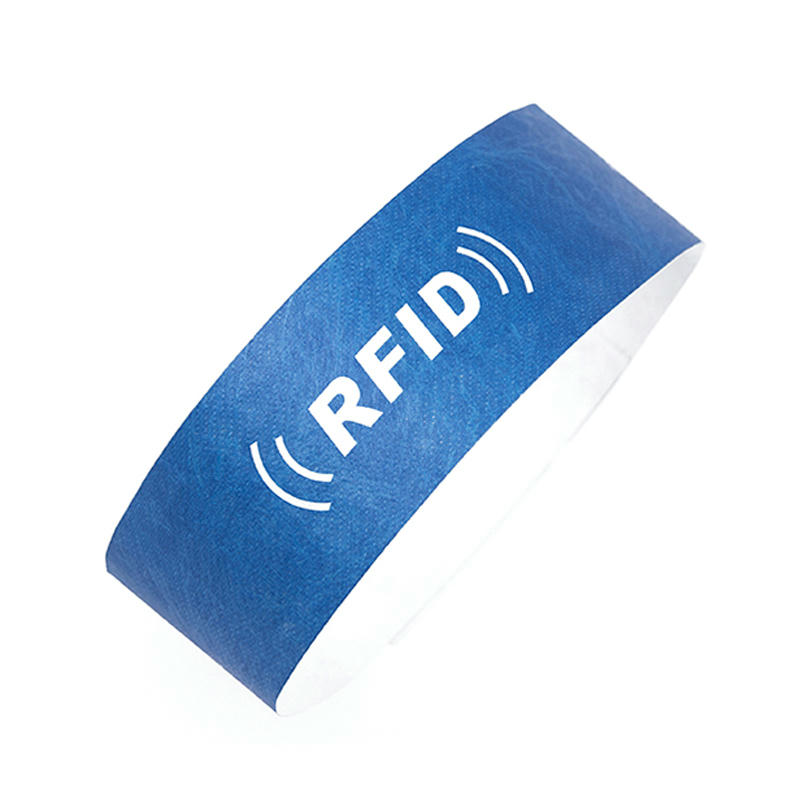 สายรัดข้อมือ RFID กระดาษสั่งพิมพ์สำหรับอีเวนต์