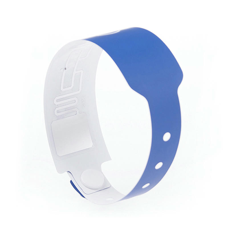 สายรัดข้อมือ RFID กระดาษรีไซเคิลสำหรับอีเวนต์สีเขียว