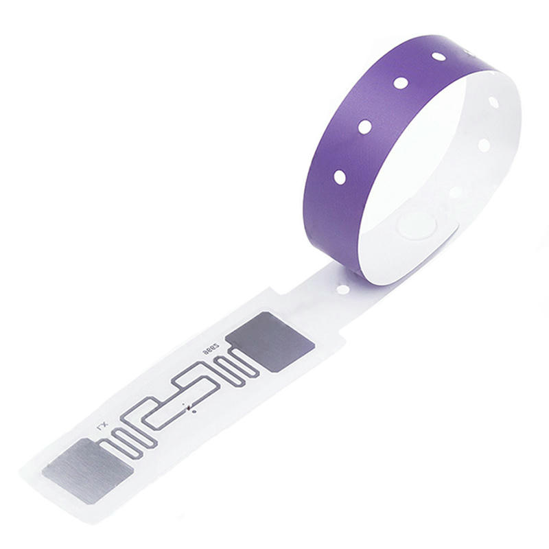 สายรัดข้อมือ RFID กระดาษใช้แล้วทิ้งสำหรับอีเวนต์และตั๋ว