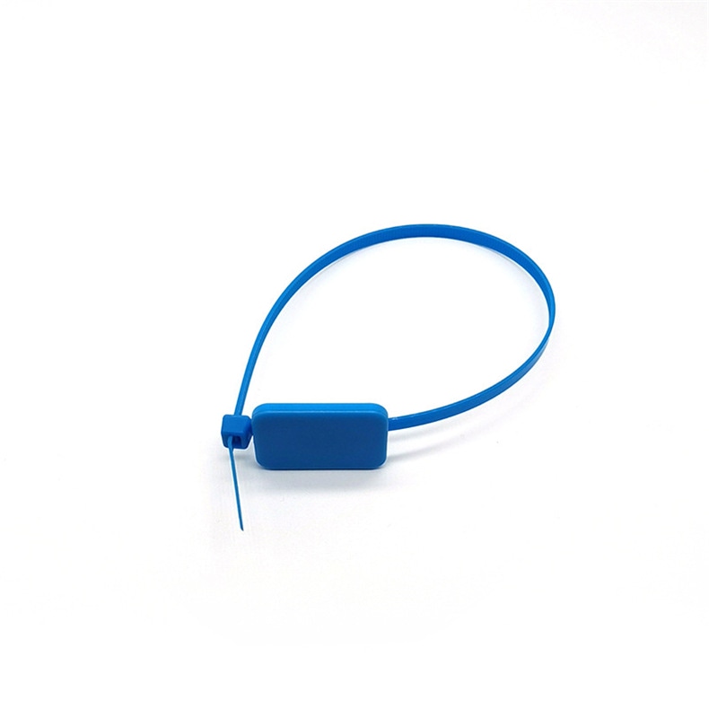 RFID Zip Tie แท็ก สำหรับการทำเครื่องหมายภาคสนามในงานสาธารณูปโภคและโทรคมนาคม แสดงจากมุมมองด้านข้างที่ชัดเจนสำหรับการประยุกต์ใช้ RFID Cable Tie แท็ก