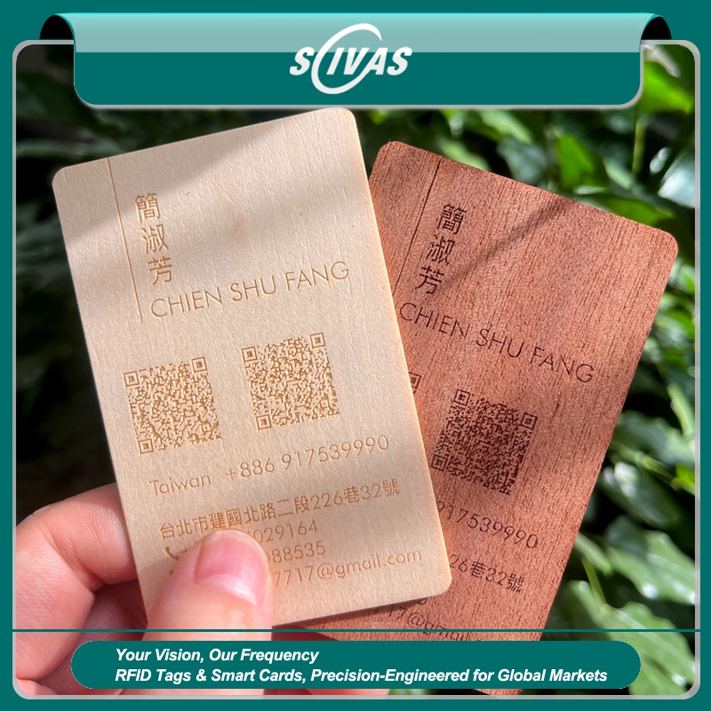 บัตร NFC ไม้เมเปิลสำหรับทางเข้าและของขวัญ แสดงสถานการณ์ใช้งานอย่างชัดเจนสำหรับการใช้งานด้านบัตรไม้.
