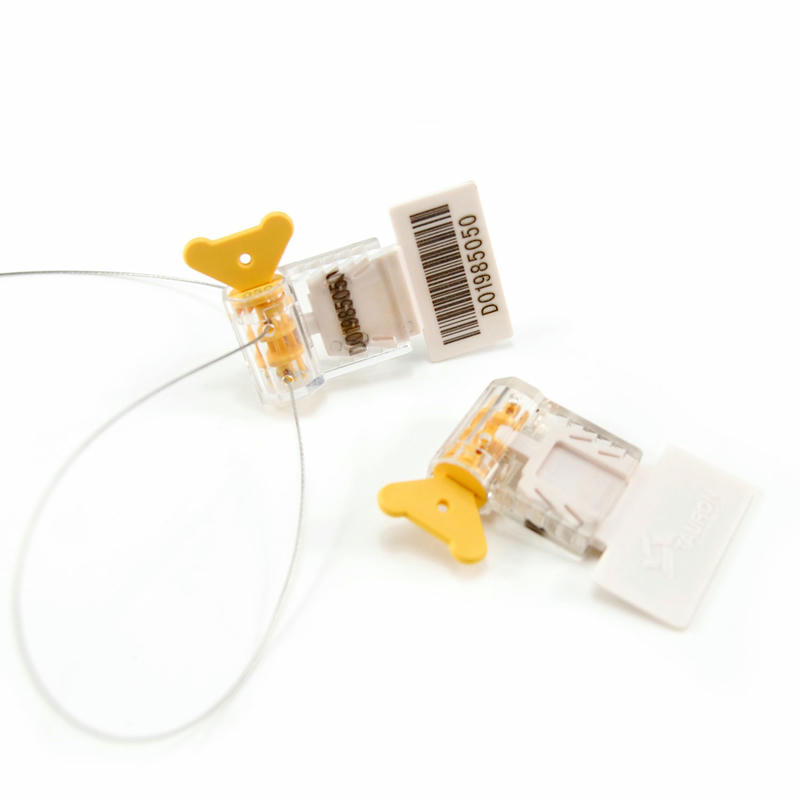 ภาพถ่ายผลิตภัณฑ์ซีลมิเตอร์ HF RFID สำหรับธนาคารและพัสดุแสดงรายละเอียดชิปในหมวดซีลรักษาความปลอดภัย RFID.