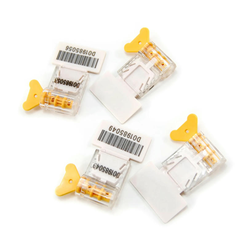 HF RFID Meter Seal สำหรับงานโลจิสติกส์และสินทรัพย์ธนาคาร แสดงโดยเน้นฉลากที่ทนทานสำหรับโครงการ RFID Security Seals