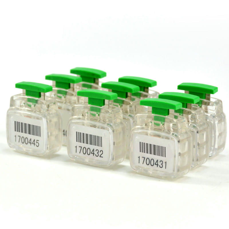 ซีลมิเตอร์ HF RFID สำหรับทรัพย์สินโลจิสติกส์ แสดงมุมมองด้านหน้าอย่างชัดเจนสำหรับการใช้งานด้านซีลรักษาความปลอดภัย RFID.