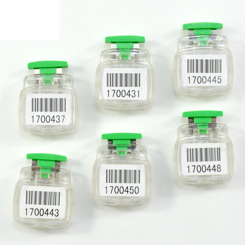 ซีลมิเตอร์ RFID ความถี่ HF ความปลอดภัยสูงสำหรับโลจิสติกส์ที่แสดงจากมุมมองดีไซน์ขนาดเท่ากระเป๋าสตางค์ที่ชัดเจนสำหรับการใช้งานซีลความปลอดภัย RFID