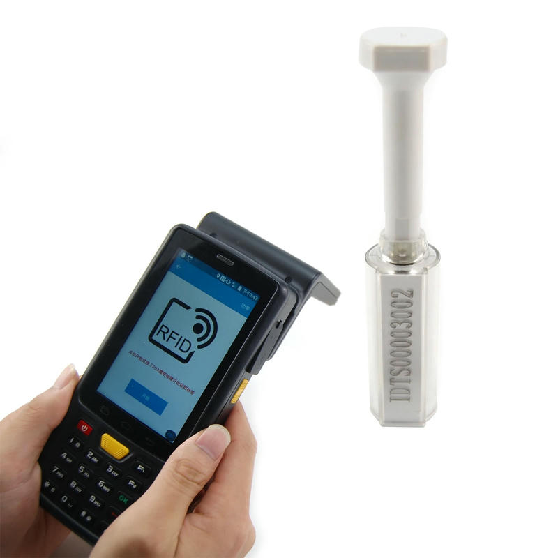 ซีลน็อต UHF RFID ISO17712 สำหรับตู้คอนเทนเนอร์ แสดงมุมมองด้านหน้า สำหรับผู้ซื้อที่เปรียบเทียบโซลูชันซีลนิรภัย RFID