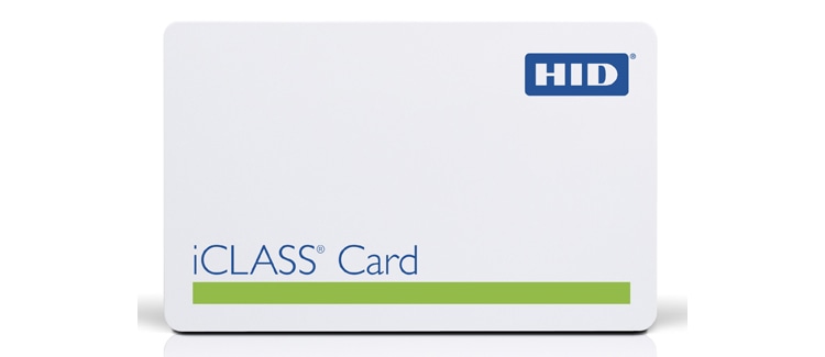 ตัวอย่างบัตรพนักงาน HID แบบพิมพ์เฉพาะ ที่มีโลโก้บริษัทและรูปถ่ายประจำตัวเพื่อการระบุตัวตนที่ปลอดภัย