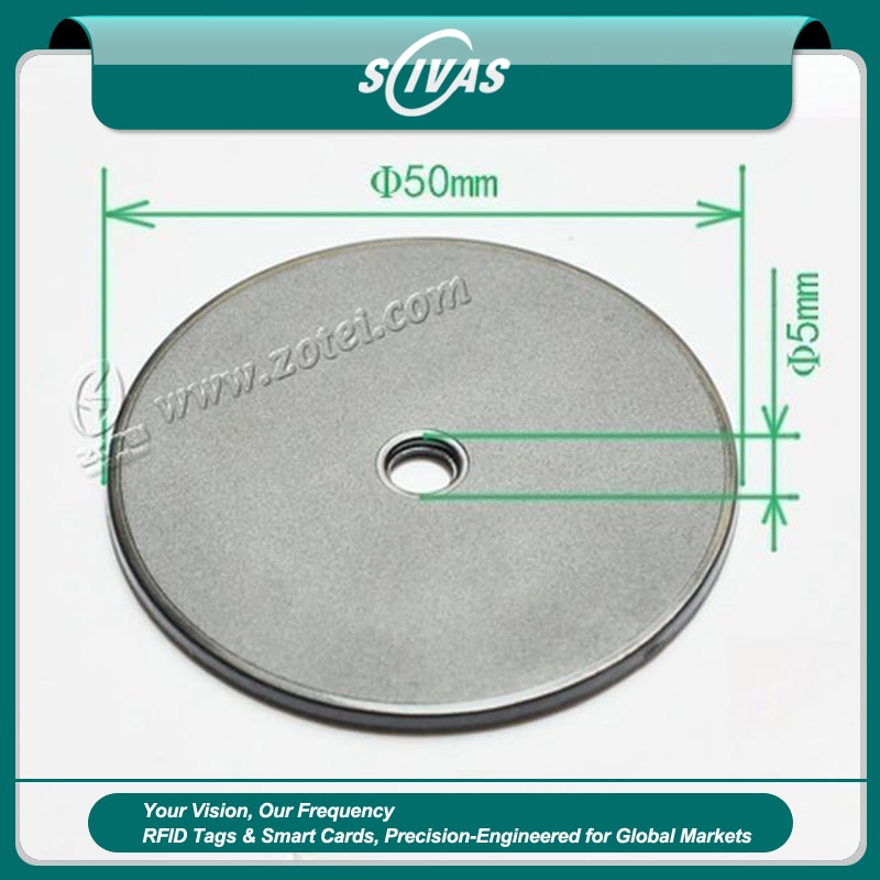 แท็กสายตรวจ ABS แข็งแรงสำหรับกำหนดจุดตรวจยาม RFID แสดงฉลากทนทานอย่างชัดเจนสำหรับการใช้งานด้านแท็กตรวจยาม ABS RFID.