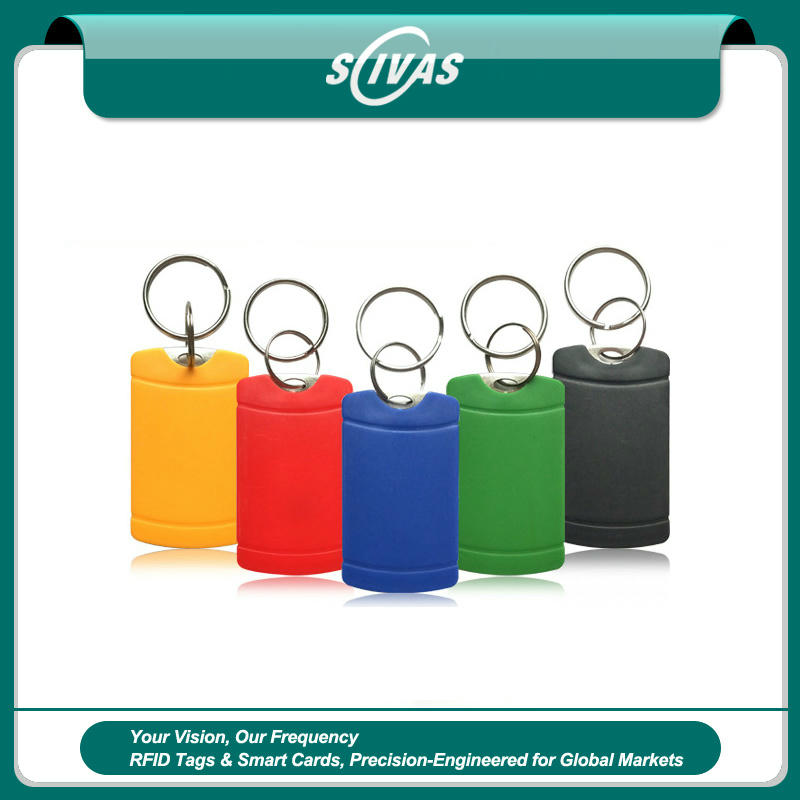 พวงกุญแจ RFID โปรแกรมได้สำหรับควบคุมการเข้าออก