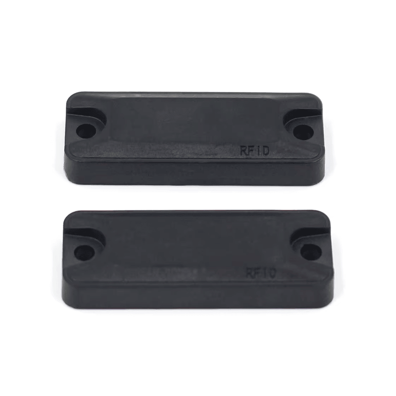 แผนภาพขนาดของแท็ก rfid ep3714-1 แสดงให้เห็นถึงพื้นที่ขนาดเล็กและโครงสร้างที่จำเป็นสำหรับการระบุตัวตนของอุปกรณ์ยึดโลหะขนาดกะทัดรัด