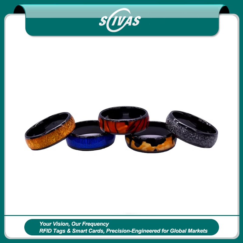 แหวน NFC เซรามิกสองความถี่สำหรับการเข้าออกอัจฉริยะ
