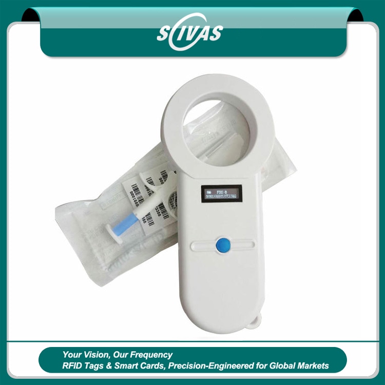 เครื่องอ่าน RFID สัตว์มือถือ 134.2KHz
