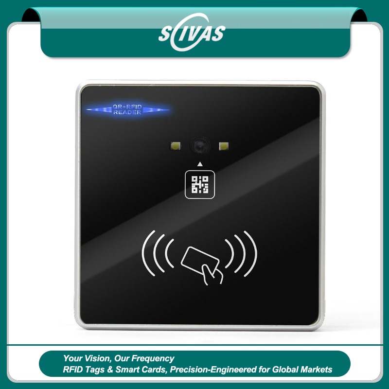 เครื่องสแกน RFID และ คิวอาร์โค้ด สำหรับควบคุมทางเข้า