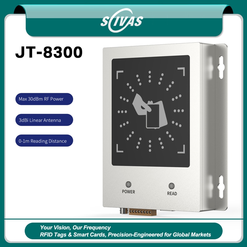 เครื่องอ่านเขียนฉลาก UHF RFID ตั้งโต๊ะพร้อมเข้ารหัส