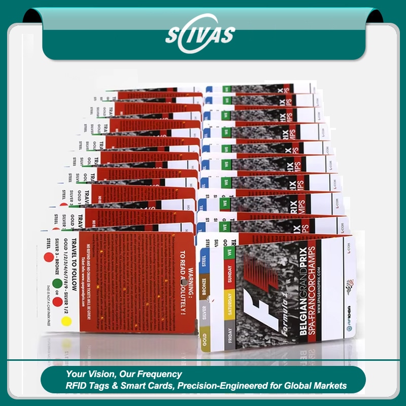 ตั๋วสนามกีฬา RFID สำหรับเข้างานกีฬาและควบคุมการปลอม