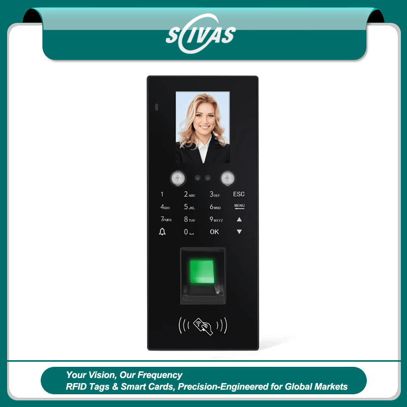 เทอร์มินัลลายนิ้วมือ RFID สำหรับทางเข้าอาคาร