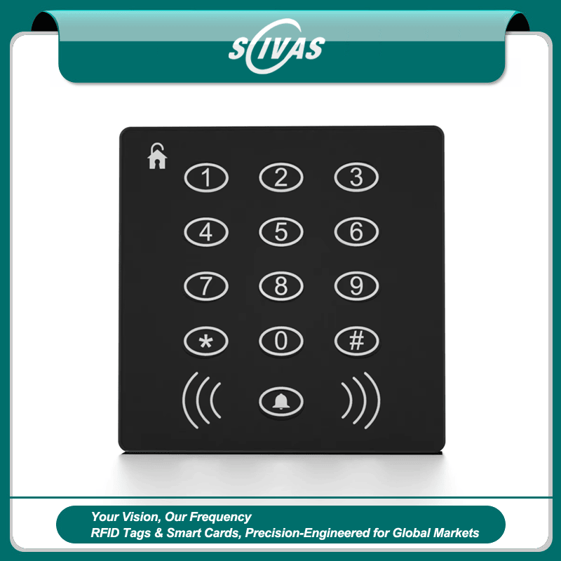 เครื่องอ่าน RFID พร้อมแป้นกดสำหรับประตู