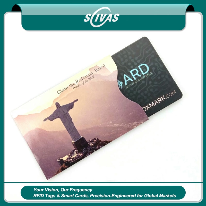 ซองกระดาษป้องกัน RFID พร้อมฟอยล์พิมพ์ได้