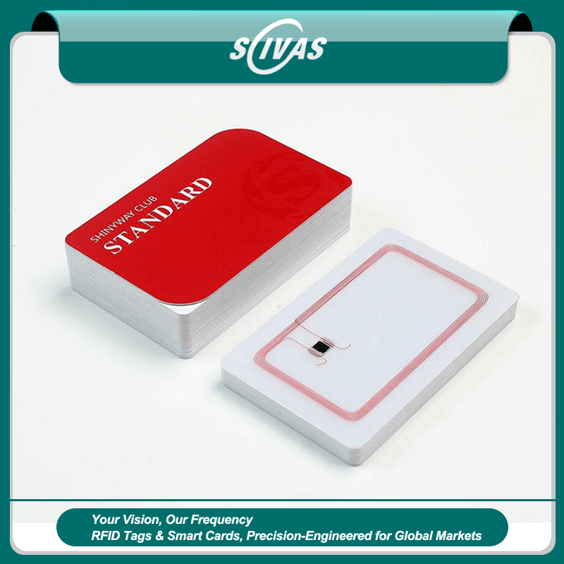 บัตร PVC RFID สั่งทำสำหรับเข้าออก สมาชิกและชำระเงิน