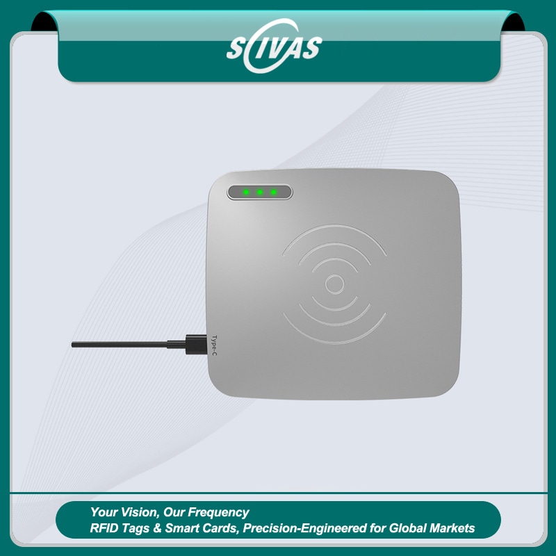 เครื่องอ่าน UHF ตั้งโต๊ะสั่งทำสำหรับโปรแกรมบัตร RFID