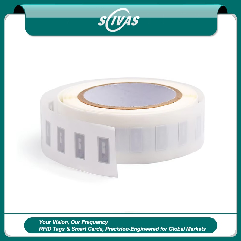ฉลาก HF RFID บางกะทัดรัดสำหรับอุปกรณ์ขนาดเล็กแสดงโลโก้ที่พิมพ์สำหรับผู้ซื้อที่กำลังเปรียบเทียบโซลูชันฉลาก HF RFID.